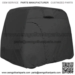 Explore Land 600D Waterproof Golf Cart Cover Universal Fits for Most Brand 4 Passenger Golf Cart