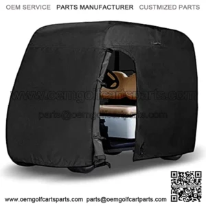 GoGolf Cart Cover - 4 Passenger 600D Waterproof Sunproof Club Car Golf Cart Accessories Roof 80" L,for EZ GO,Club Car and Yamaha,Dustproof and Durable