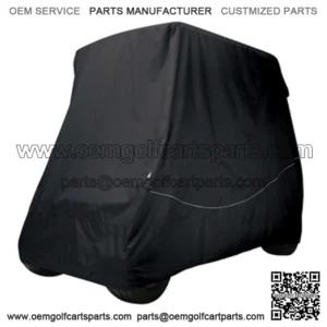Premium Black Golf Cart Storage Cover