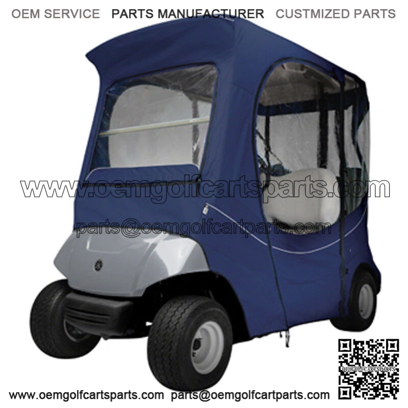 Classic Accessories Yamaha G29 and Drive 2 Passenger Navy Golf Cart Enclosure