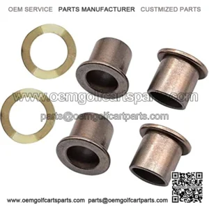 Club Car Precedent 2004 UP&Tempo 2018 UP Spindle Bushings Upper and Lower Bushings Bronze, King Pin Wave Washer