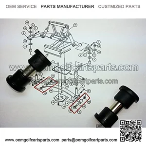 Parts Company Club Car Front Leaf Spring Bushing Kit Fits Club Car DS Golf Cart 1981 up