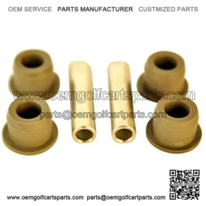 Club Car Precedent Front Wheel 2X Leaf Spring and 4X Bushing Kit with Premium Quality Long Lasting Bushings. Replaces OEM Sleeve Part No#: 102288101 and Bushing Part No#: 102287401/102956201.