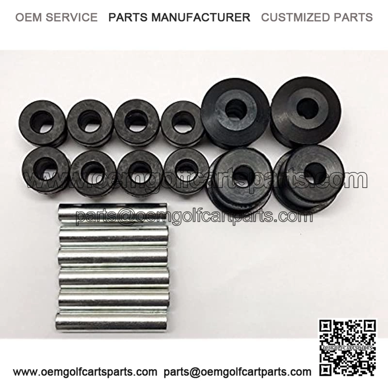 Complete Rear Leaf Spring Bushing & Sleeves Kits for EZ-GO RXV Golf Cart 2008 up