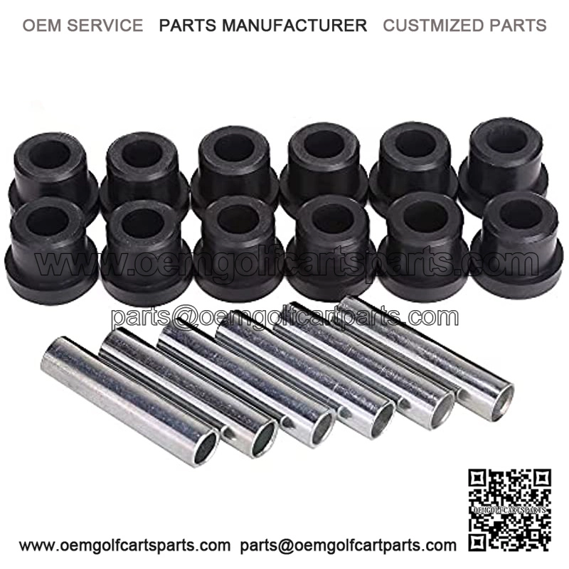 Kit de bujes de resorte de hoja trasera para EZGO TXT Medalist 1994 en adelante, Club Car DS 1992 en adelante, repuesto OEM 70289-G02 70291-G01, 1012303 1015583