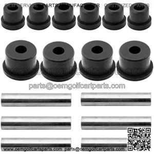 Rear Leaf Spring Shackle Bushing Sleeves Kits for EZGO RXV 2008-up Gas/Electric Golf Cart Models Replaces OEM # 620160, 620161, 624030