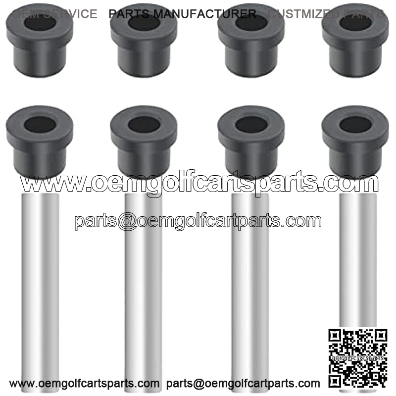 Golf Cart Rear Leaf Spring Bushing and Sleeve Kits for EZGO TXT 1994-up, Bushings OEM# 70289-G01 Sleeves OEM# 70289-G02