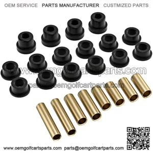 Alvar New Bushing Kit Replacement for Club Car Ds Bushings Front Leaf Spring & Front Upper A Arm Suspension for Club Car DS Golf Cart Bushing and Sleeve Kit 1992 and up DS Models