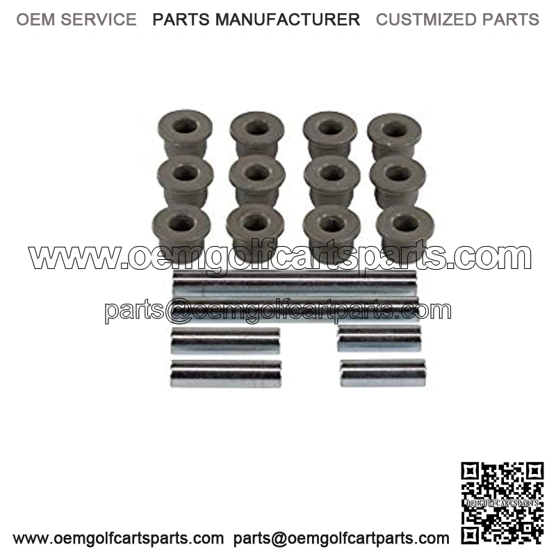 Club Car Front Lower End & Control Arm Bushing Sleeve Kit for Precedent Golf Car 2004-Up Gas & Electric Models