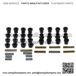 Front Rear End Bushing Kit for Club Car DS Carryall, Front Rear Springs & A-Arms