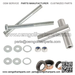 For EZGO TXT/PDS Golf Cart Bushing Spindle King Pin Tube,Claw Copper Sleeve Kit