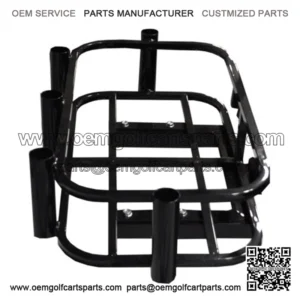 Hitch Mount Cargo Carrier for Genesis 250/300 Rear Seats (Cooler/ Rod Holder Rack)