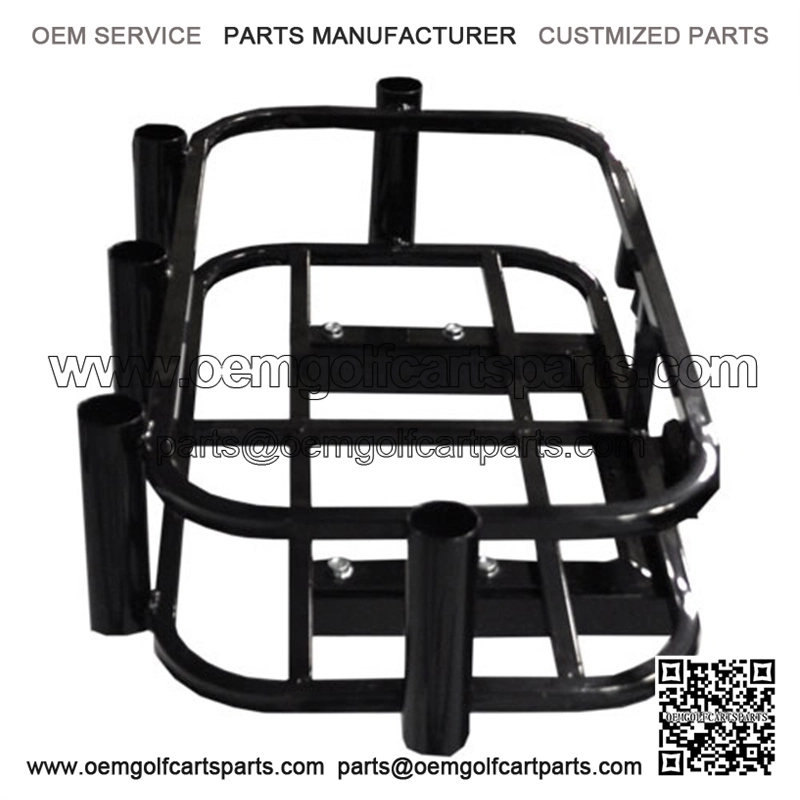 Hitch Mount Cargo Carrier for Genesis 250/300 Rear Seats (Cooler/ Rod Holder Rack)
