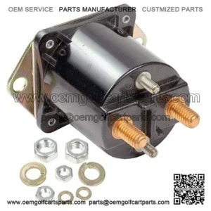 Rareelectrical NEW 36 VOLT 4 TERMINAL SOLENOID COMPATIBLE WITH CLUB CAR 124-904 124-11711 5121040 SO51210