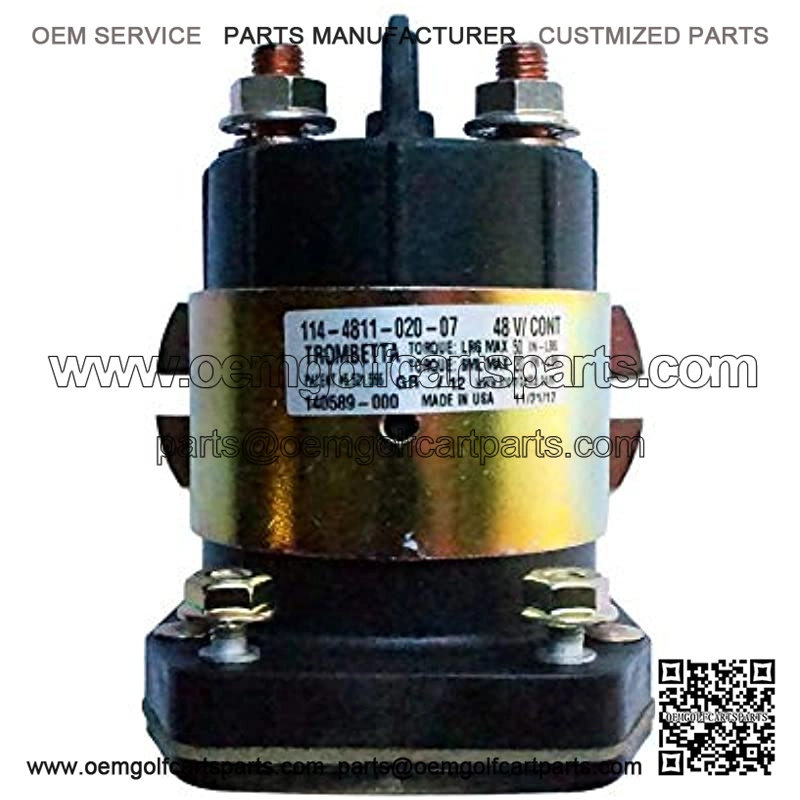 3G New Yamaha G29 Electric Golf Cart 48-Volt Solenoid