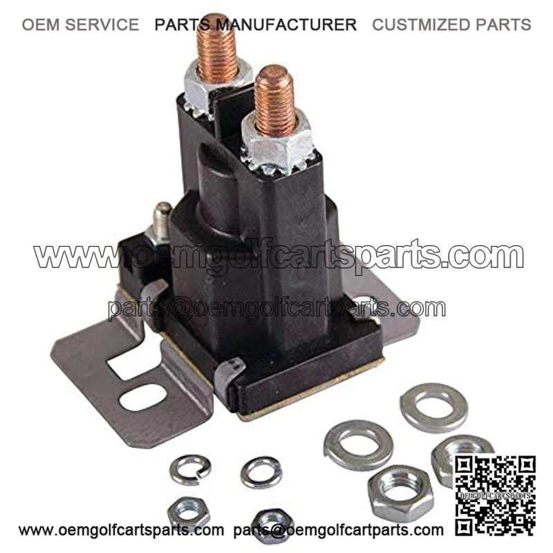 435-356 Starter Solenoid, Replaces Club Car: 101975901, Fits Club Car: Ds, Electric, 1997 and Newer, 120 Series Tower Style, 4 Terminals, 36V
