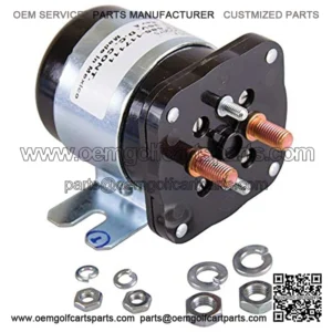 435-361 Starter Solenoid, Replaces Club Car: 1016072, Columbia: 71458-87, E-Z-Go: 20468G1, Yamaha: Jf3-H1950-00, Hardware Included, 36V, 586 Series