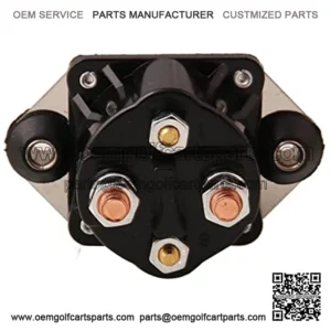 V??lvula solenoide de 12 V, 4 terminales de repuesto solenoide para carro de golf de 1984 en adelante y carritos de golf de gas precedente de coche de club 2004 en adelante