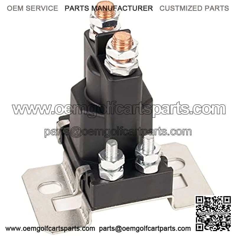 14V 4 Terminal Solenoid by BlueStars, for EZGO TXT Gas Golf Cart 1994-Up OEM 27153-G01 27153G01 612813