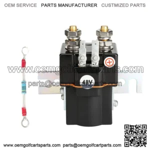 48V Golf Cart Solenoid +Resistor for 95+ Club Car DS Precedent 101908701 1014947
