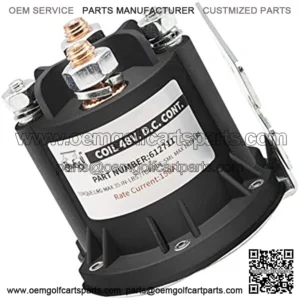 EZGO TXT 48 Volt Solenoid for Electric 2010-Up & All 48V MPT 800/1000 Vehicles Golf Cart,OEM 612711