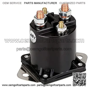 Golf Cart 48V Electric Solenoid Replacement for Club Car DS (1995-1997) 4 Terminal, OEM# 101807001 1118