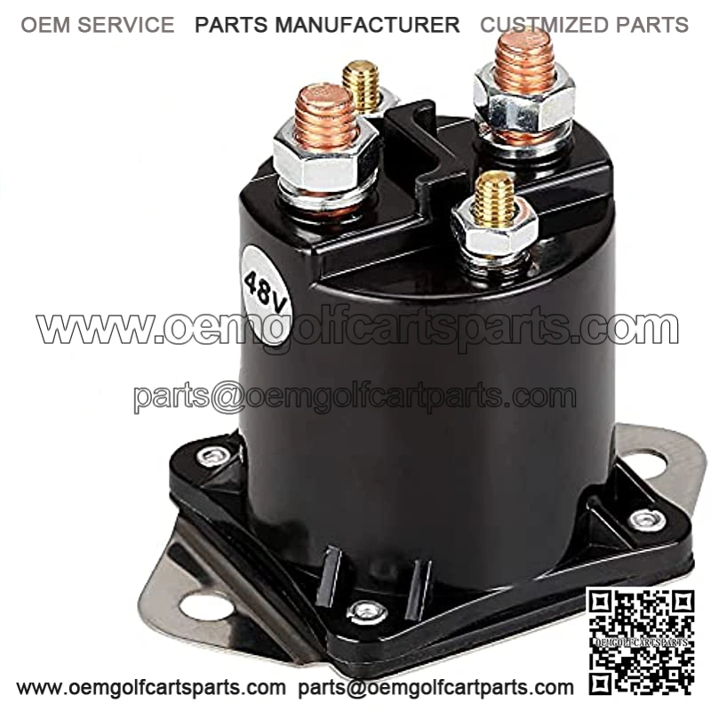 Golf Cart 48V Electric Solenoid Replacement for Club Car DS (1995-1997) 4 Terminal, OEM# 101807001 1118