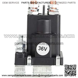Golf Cart 36V Solenoid for Club Car DS Electric 1997 up,4 Terminals 200A Solenoid Replace OEM 101975901, 24022253, 435-356