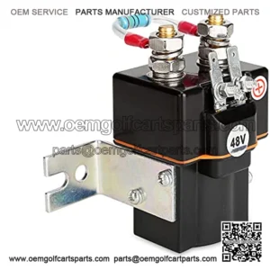 101908701 Golf Car 48 Volt Albright Solenoid Fits Club Car DS & Precedent 2000 & Up, Electric Carts Years 2000 & Up, Replaces 1019087-01.101908701