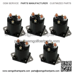 5pcs 36Volt Solenoid For 1976-1998 Club Car DS Golf Cart Part 4 Terminal ClubCar