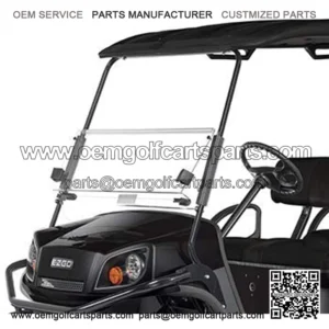 Express Series S6 / L6 Golf Car Folding Windshield (for Models with 3/4 Inch Struts) (Tinted (Impact Modified))