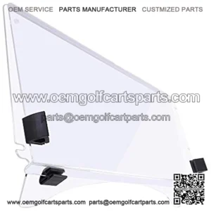 Accesorios de acr??lico plegable para parabrisas de carrito de golf, transparente, plegable, resistente a los impactos (precedente del coche del club (2004 en adelante))