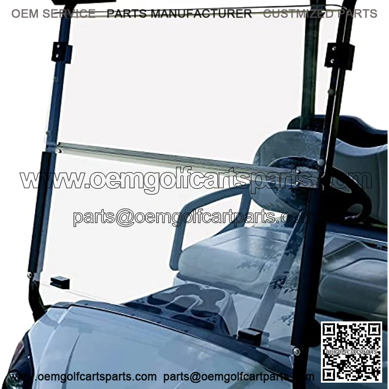 G29 Drive Windshield Compatible with 2007-2016 Yamaha Golf Cart Folding Down Clear Windshield Yamaha Drive G29 Gas or Electric Golf Cart Approximate Dimensions 38.75"W X 35.75"H