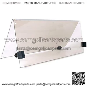 Folding Down Windshield Smoke Tinted Style for Yamaha Golf Cart Drive G29 Gas or Electric Golf Cart (2007-2016)