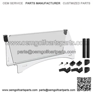 Clear Windshield for 2004-UP Club Car Precedent Golf Cart