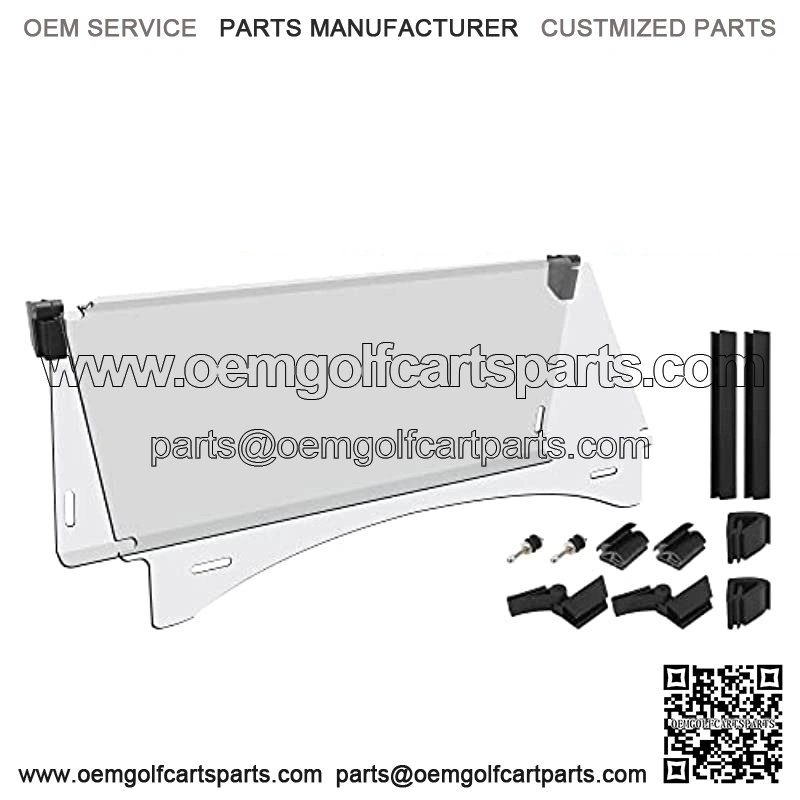 Clear Windshield for 2004-UP Club Car Precedent Golf Cart