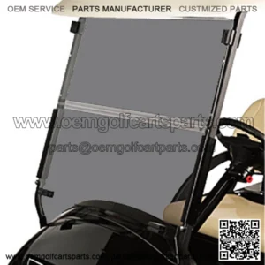 Club Car Precedent (04-Up) Tinted Fold Down 1/4" Golf Cart Windshield