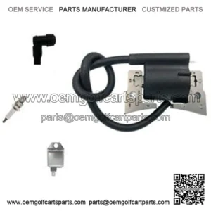 Ignition Coil with BM11 Igniter 21119-2161 AM131398 AM132770 Fits Kawasaki 21171-2067 for Club Car 1016492 1992-96 5132 EPIGC101 and John Deere W40449 AM116375 Spark Plug and Boot,ZF111-KIT