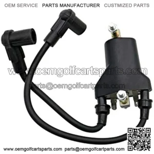 Ignition Coil 26652-G01 Fit for EZ GO Marathon Medalist 1991-2002 Golf Cart, TXT Dual Ignition Coil 4 Cycle 4 Stroke Ignitor