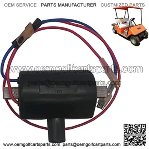 23782-G1, Ignition Coil for EZGO Golf Cart, Hsmanchry High Performance Ignition Coil for EZGO Golf Cart Replaces Accessories, OEM 23782-G1 - X8XGC102 2 Cycle 2 Stroke Gas (Years 1981-1994)