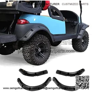 WORLD 9.99 MALL Golf Cart Fender Flares for EZGO TXT| Club Car Precedent| Yamaha G22| EZGO RXV| Club Car DS| Yamaha Drive G29 - Set of 4