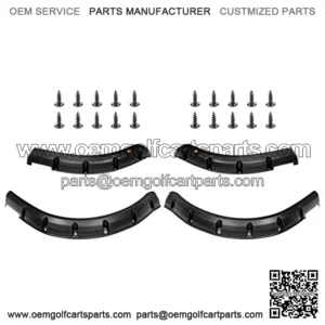 Club Car DS Fender Flares,Golf Cart Fender Flare(2)Front & (2) Rear Fend Flares fit for Club Car DS 1994-up (set of 4)