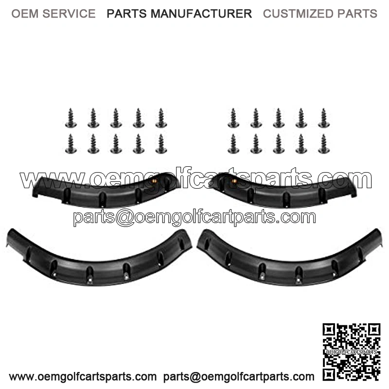 Club Car DS Fender Flares,Golf Cart Fender Flare(2)Front & (2) Rear Fend Flares fit for Club Car DS 1994-up (set of 4)