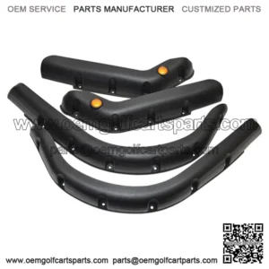 EZGO TXT Golf Cart Fender Flares with Running Lights - Fits 1995-2013