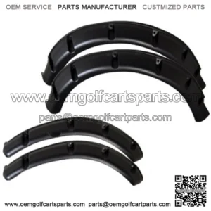 Set of 4 EZGO RXV Golf Cart Fender Flares Fits 2008 to 2015 Models