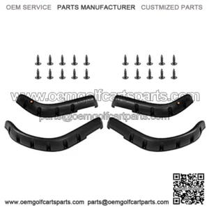 Golf Cart Standard Front and Rear Fender Flares for Yamaha G14 G16 G19 G20 G22 W/Stainless Steel Screws Hardware