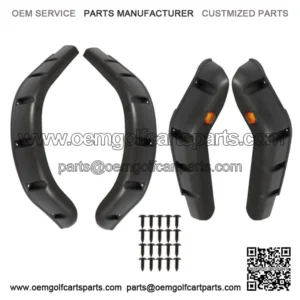 NEW 4pcs Fender Flares fit For Club car DS W/ Screws Front Rear 94-UP Golf Carts