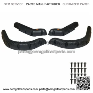 Golf Cart Standard Fender Flares Front and Rear For EZGO TXT Model(Set of 4pcs)