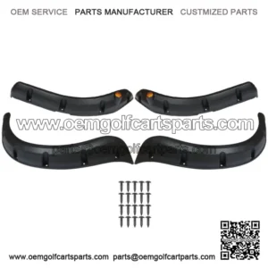 Golf Cart Fender Flares Front And Rear for Club Car Precedent 2006+ (Set of 4)