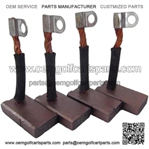 Rareelectrical New Starter Brush Kit Compatible With Yamaha Golf Carts Ez Go Starter Generators By Part Number 81-81200